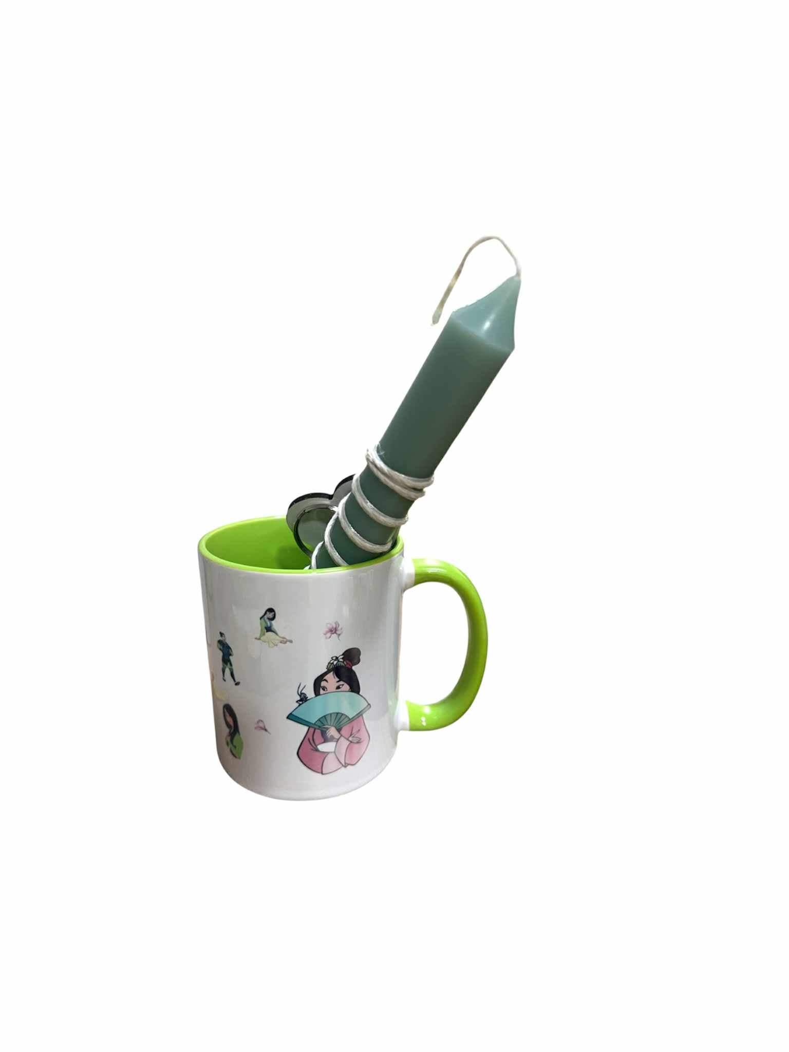 Mulan Easter Candle with Mug