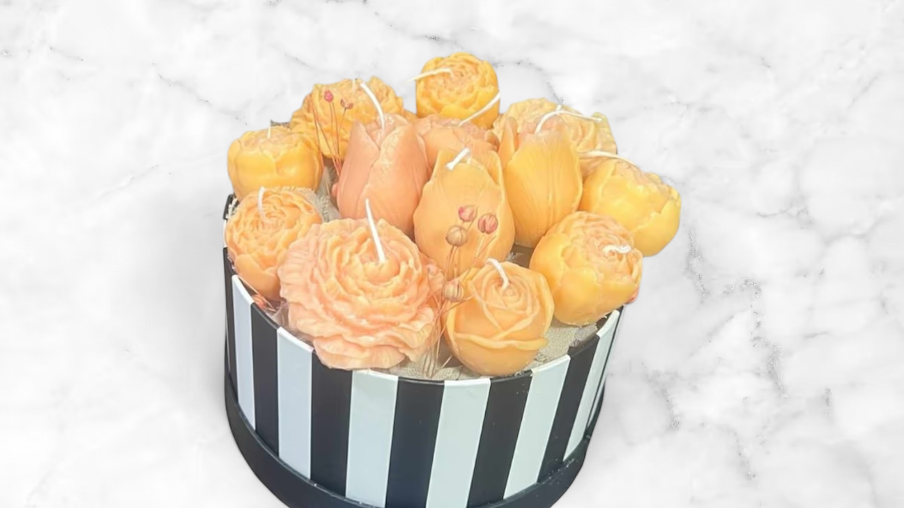 Flower Candle Bouquet 🌸