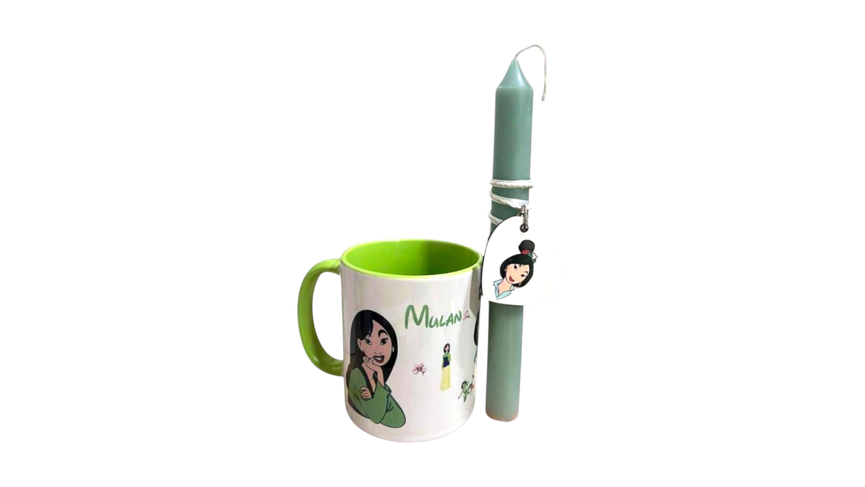 Mulan Easter Candle with Mug