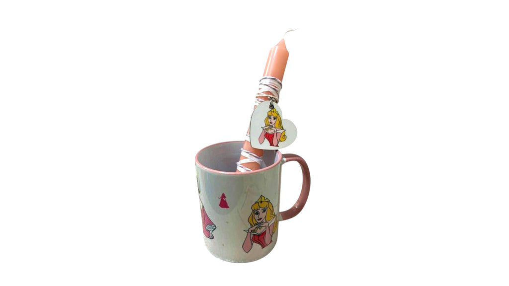 Aurora Easter Candle with Mug