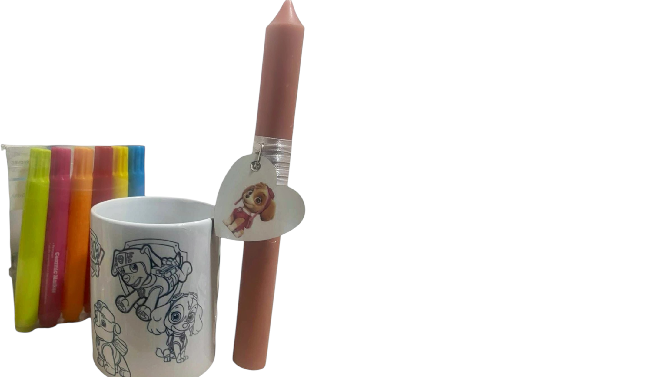 SKYE  Easter Candle with coloring Mug