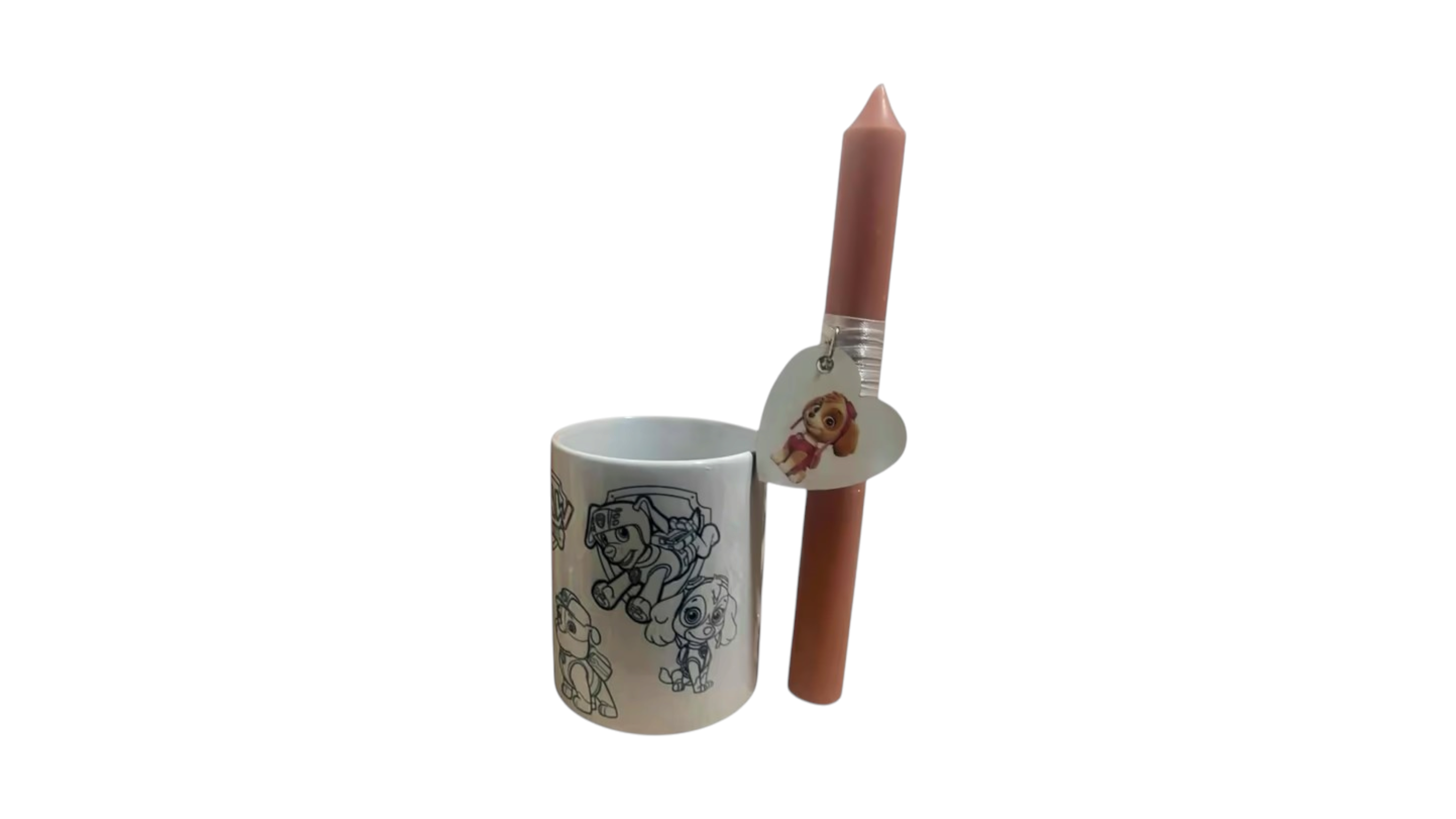 SKYE  Easter Candle with coloring Mug