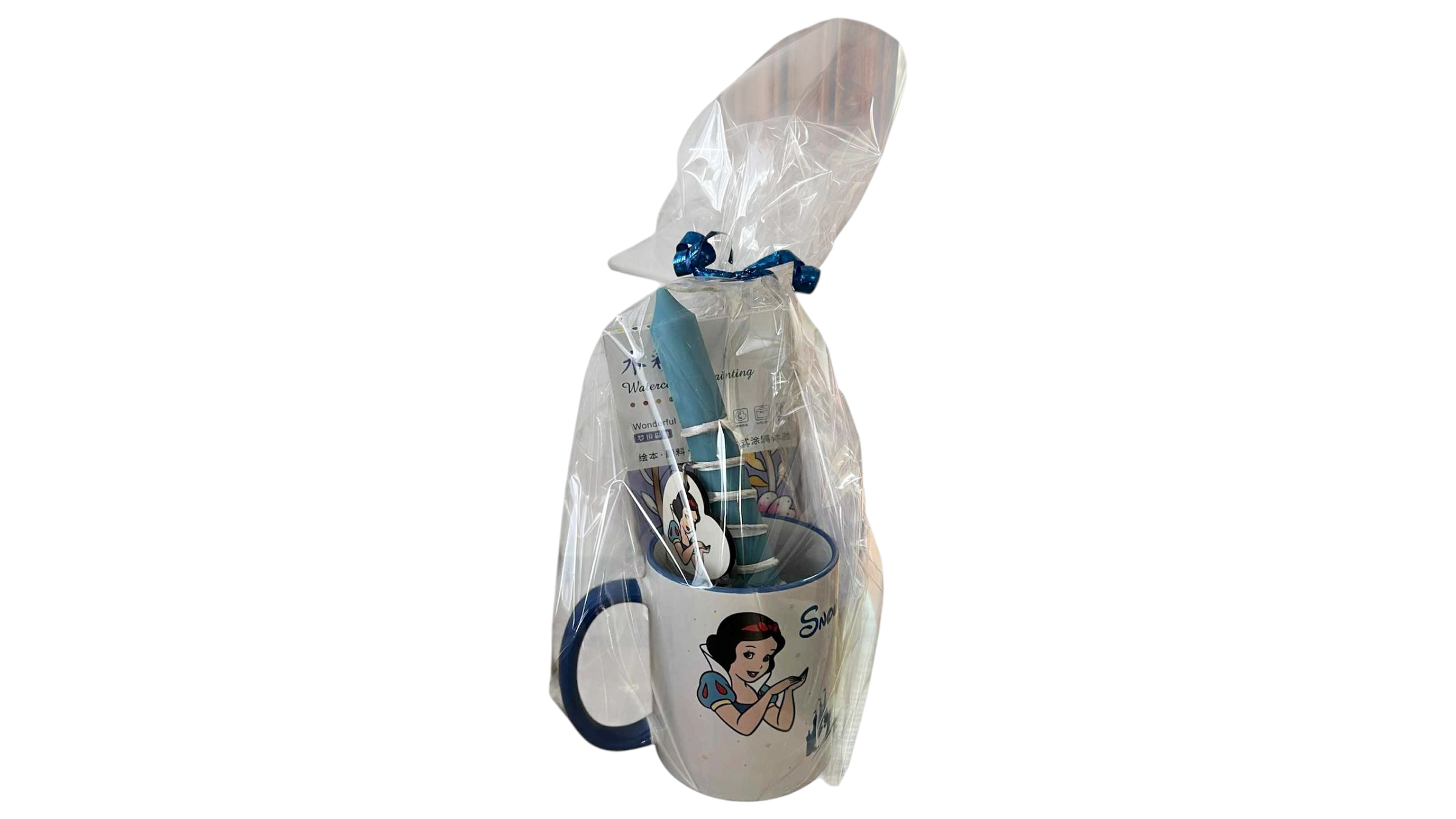 Snowhite Easter Candle with Mug